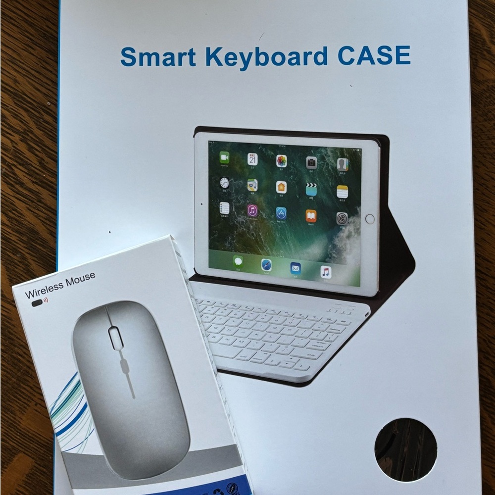 Samsung Galaxy A9+ / A9 Plus 11in Wireless Mouse and Keyboard Case Set - Black